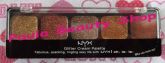 Paleta Glitter Cream da Nyx - A Pronta Entrega