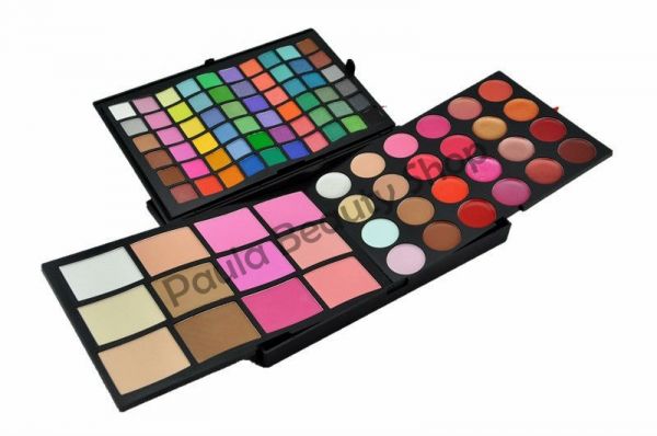 Paleta de 96 cores +Pó+Blush+Batom - Sob Encomenda